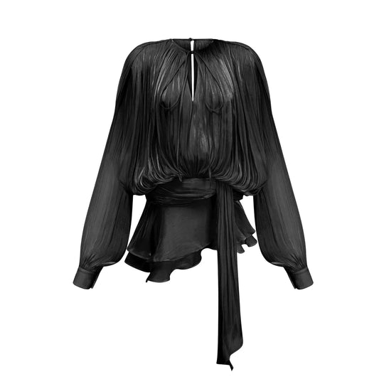 Dress Raffia Black