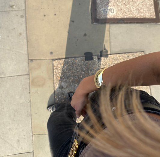 Stylish Gold Bangle Bracelet