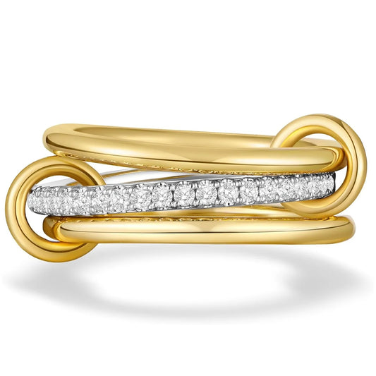 Stack gold ring
